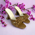 Tan Barbed Heels - cunei